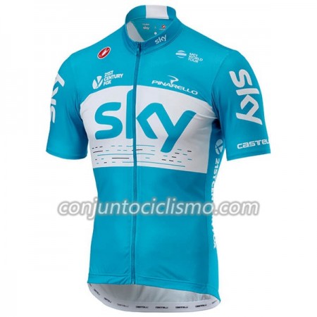 Maillot mangas cortas 2018 Team Sky N002